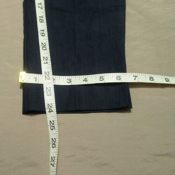 WP65 7th Ave NY&Co 4 Blue Capri Pants - Picture 2 of 8